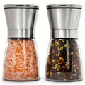 Moedor de Pimenta e Sal Marinho com Núcleo Ajustável em Cerâmica - Triturador de Especiarias Manual para Acampamento ao Ar Livre, Viagem em Tenda, Caminhada, Churrasco & Cozinha Doméstica - Utensílio de Cozinha Portátil de Vidro sem Requerimento de Energi