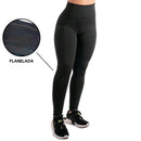 Calça Legging Flanelada Térmica | Forrada e Peluciada por Dentro | Alta Proteção no Inverno