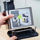 Organizador SmartClean™ – Suporte de Pia 3 em 1 Inox com Dispenser de Sabão