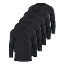Kit 5 Camisetas Masculinas Manga Longa – 30.1 Premium