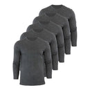 Kit 5 Camisetas Masculinas Manga Longa – 30.1 Premium