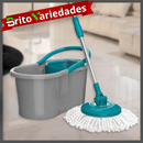 Esfregão Mop Fit Giratório 13L – Seu Novo Aliado na Faxina!